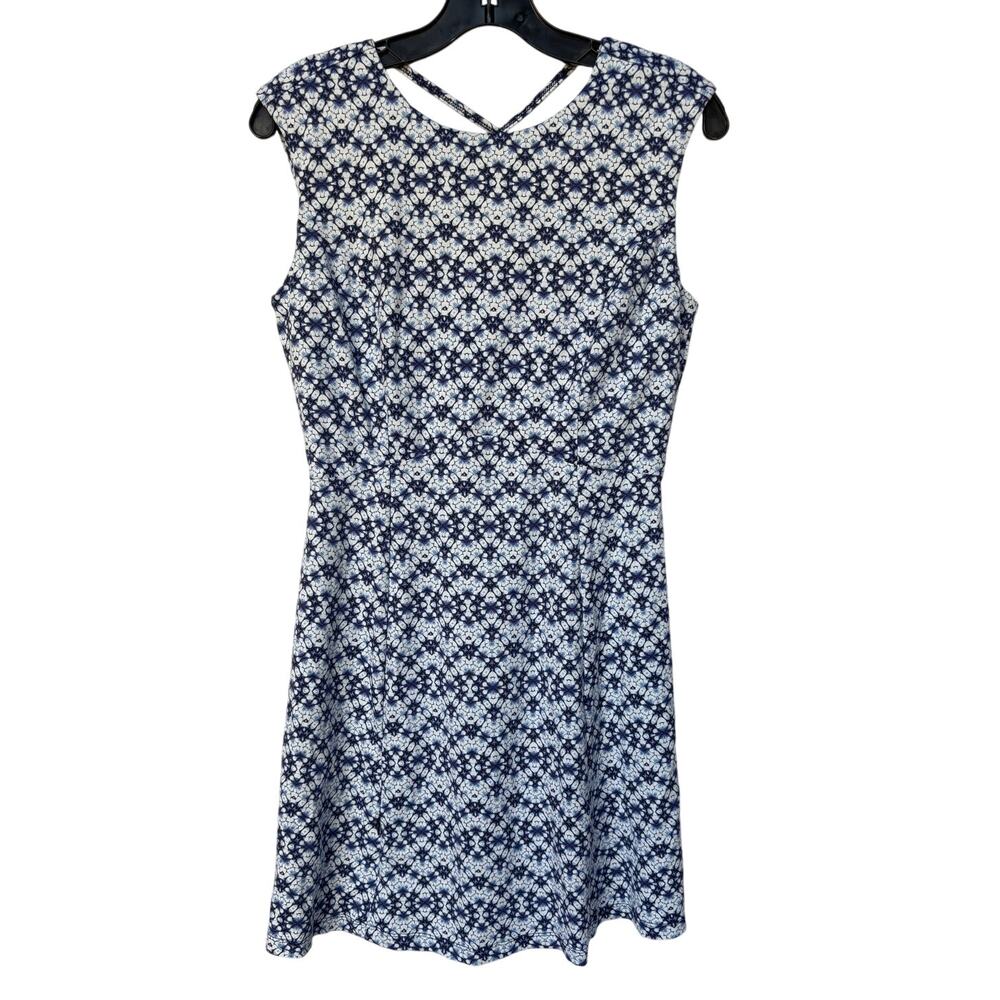 Title Nine Shibori Print Athletic Dress with Plunging Strappy Back size S